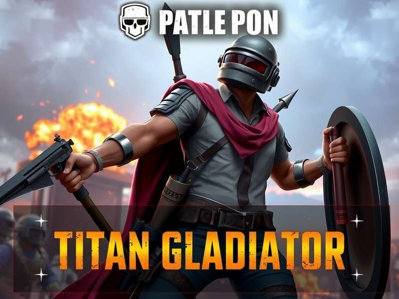 PUBG Titan Gladiator Game Banner